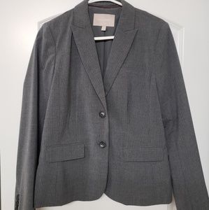 Banana Republic Gray Pinstripe Suit Jacket - Sz 10